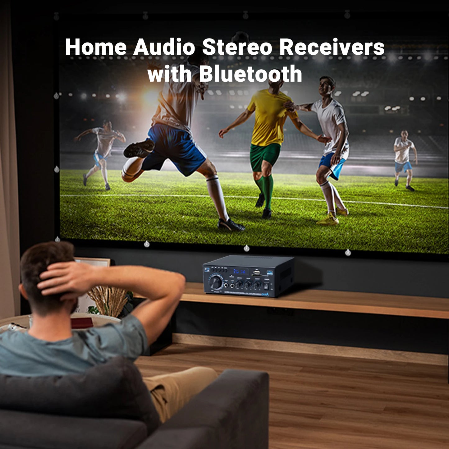 Neohipo Ak45 Stereo Amplifier With Bluetooth Usb Sd Playback