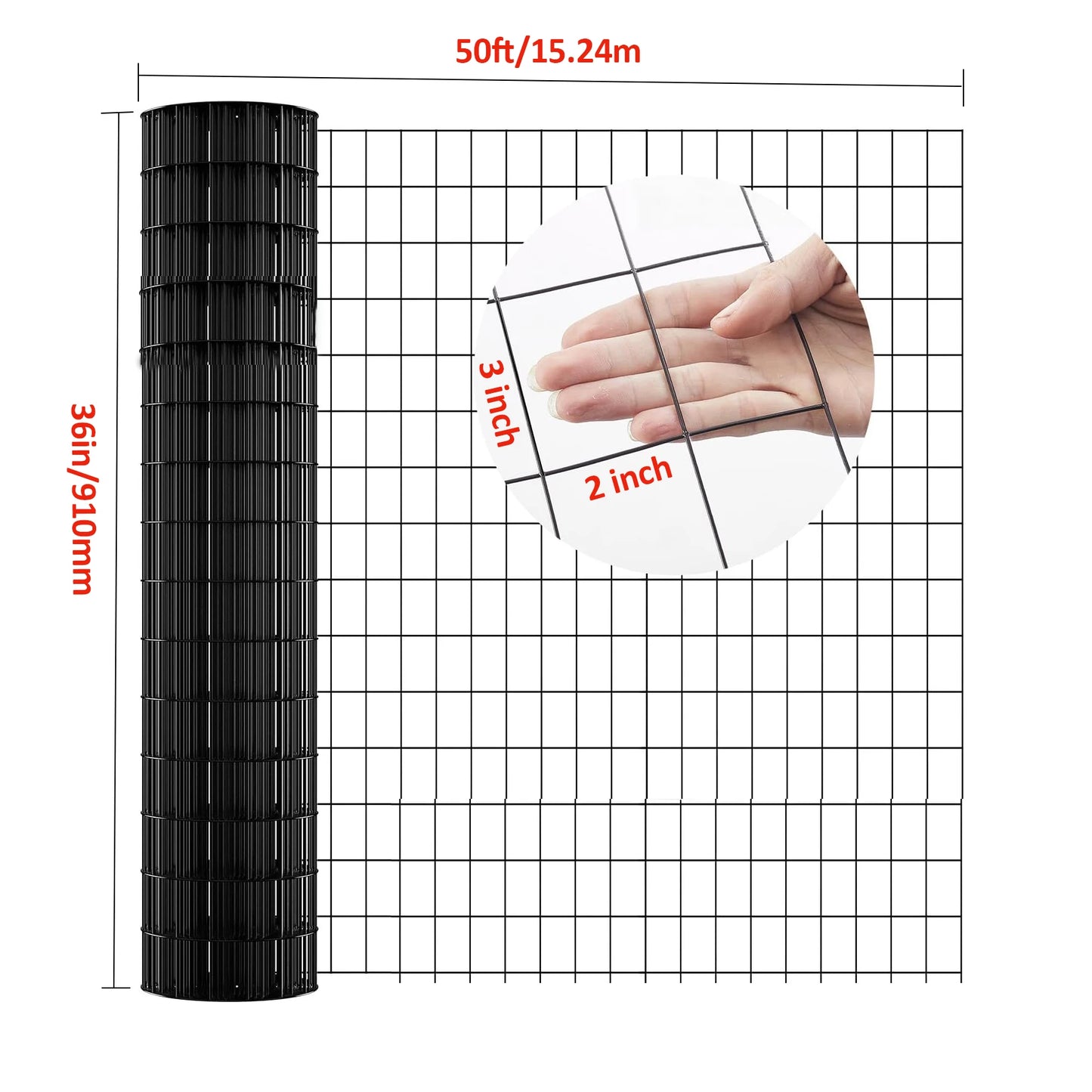 Heavy Duty Welded Wire Mesh Galvanized Steel Rust Proof