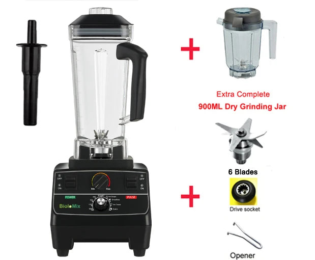 BioloMix 2200W Smart Timer Professional Blender