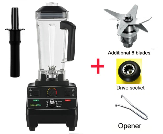 BioloMix 2200W Smart Timer Professional Blender