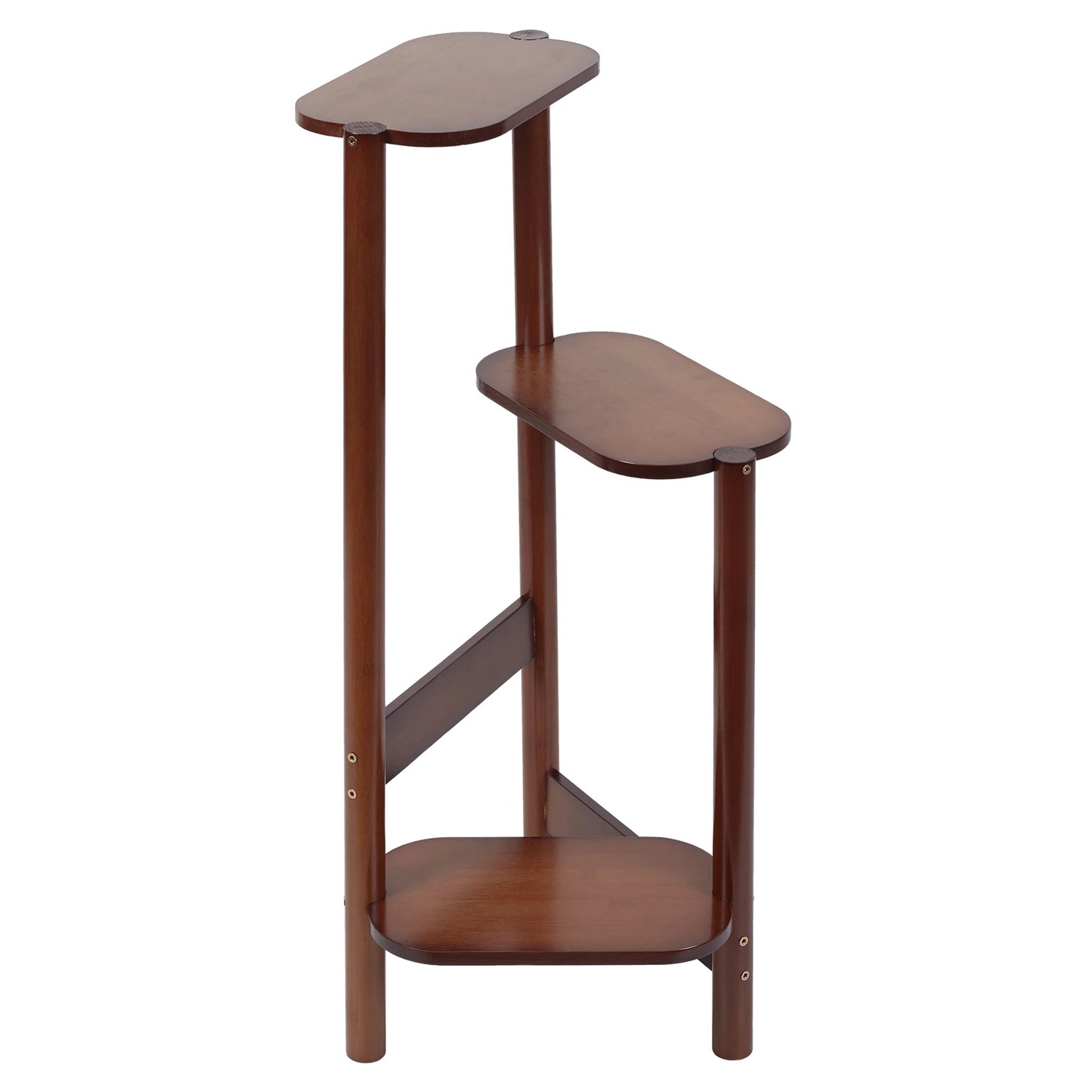 3-Tier Bamboo Plant Stand For Indoor Corner Display