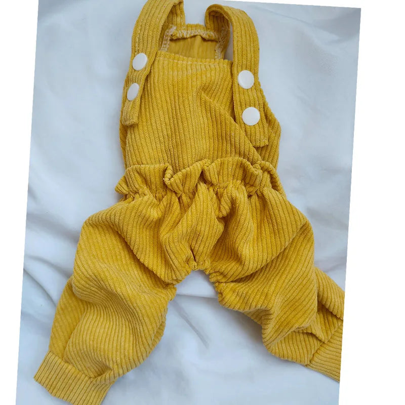 Cute Dog Jumpsuit Overalls For Dogs Soft Polyester Fabric