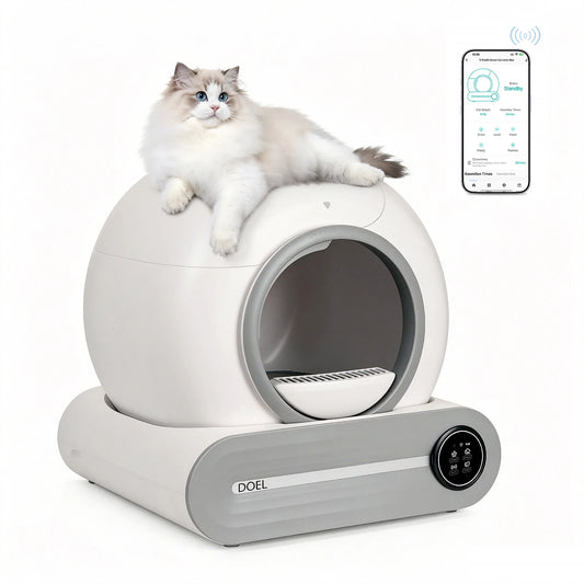 DOEL Automatic Self-Cleaning Litter Box With App Control For Multi-Cat