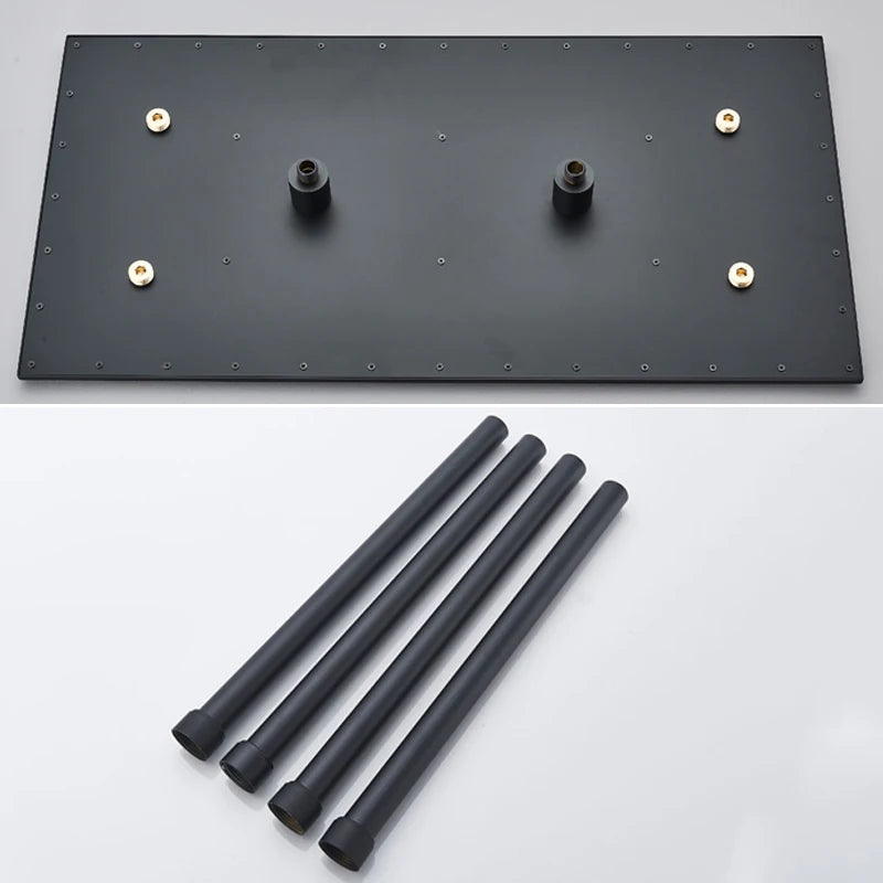 Shinesia LED Bathroom Shower System Ceiling Mounted Rainfall