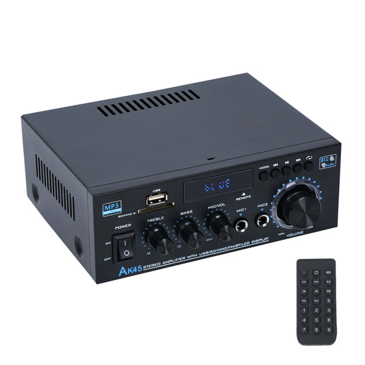 Neohipo Ak45 Stereo Amplifier With Bluetooth Usb Sd Playback