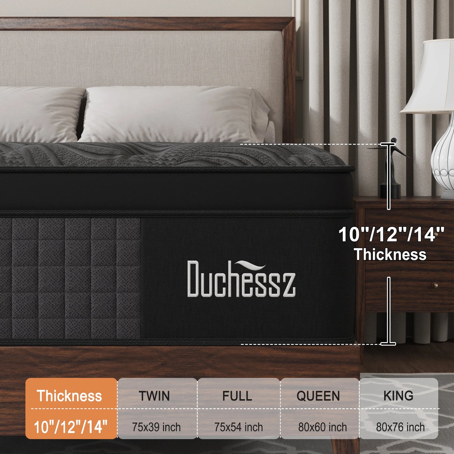 Sweetlove Hybrid Gel Memory Foam Pocket Spring Mattress