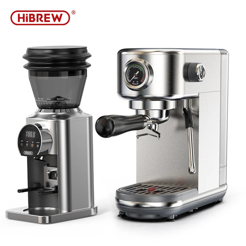 HiBREW Semi Automatic Espresso Coffee Maker Temperature Control