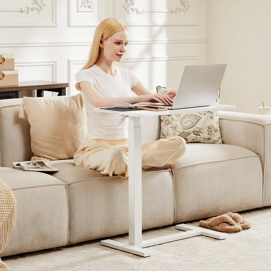 JHK Adjustable Height Overbed Bedside Sofa Table Laptop Desk