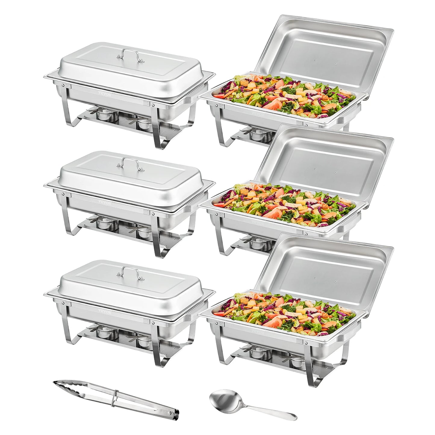 SucceBuy Commercial Chafing Dish Buffet Catering Food Warmer Set