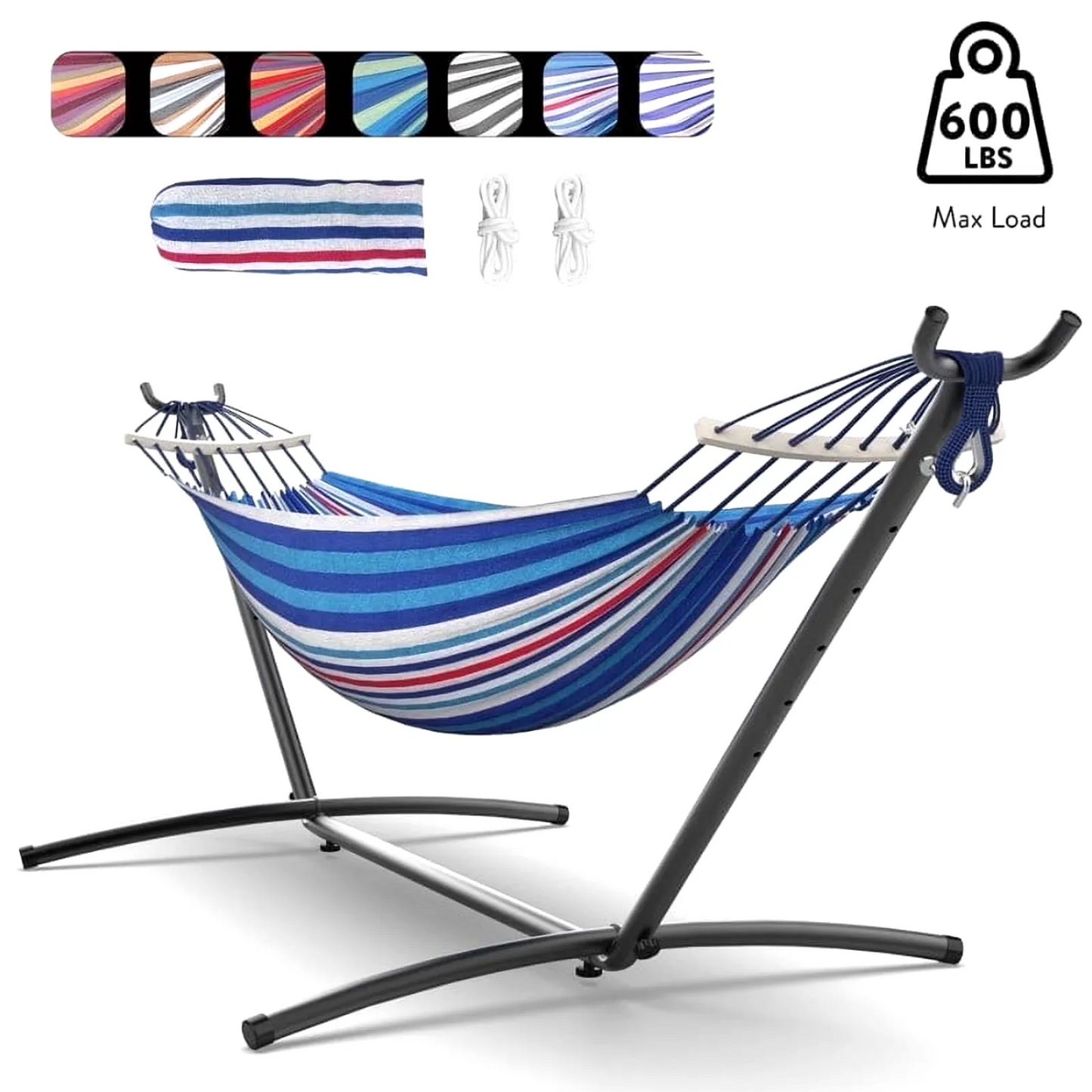Gyroor Adjustable Stand Hammock 600lb Capacity Outdoor Relaxation