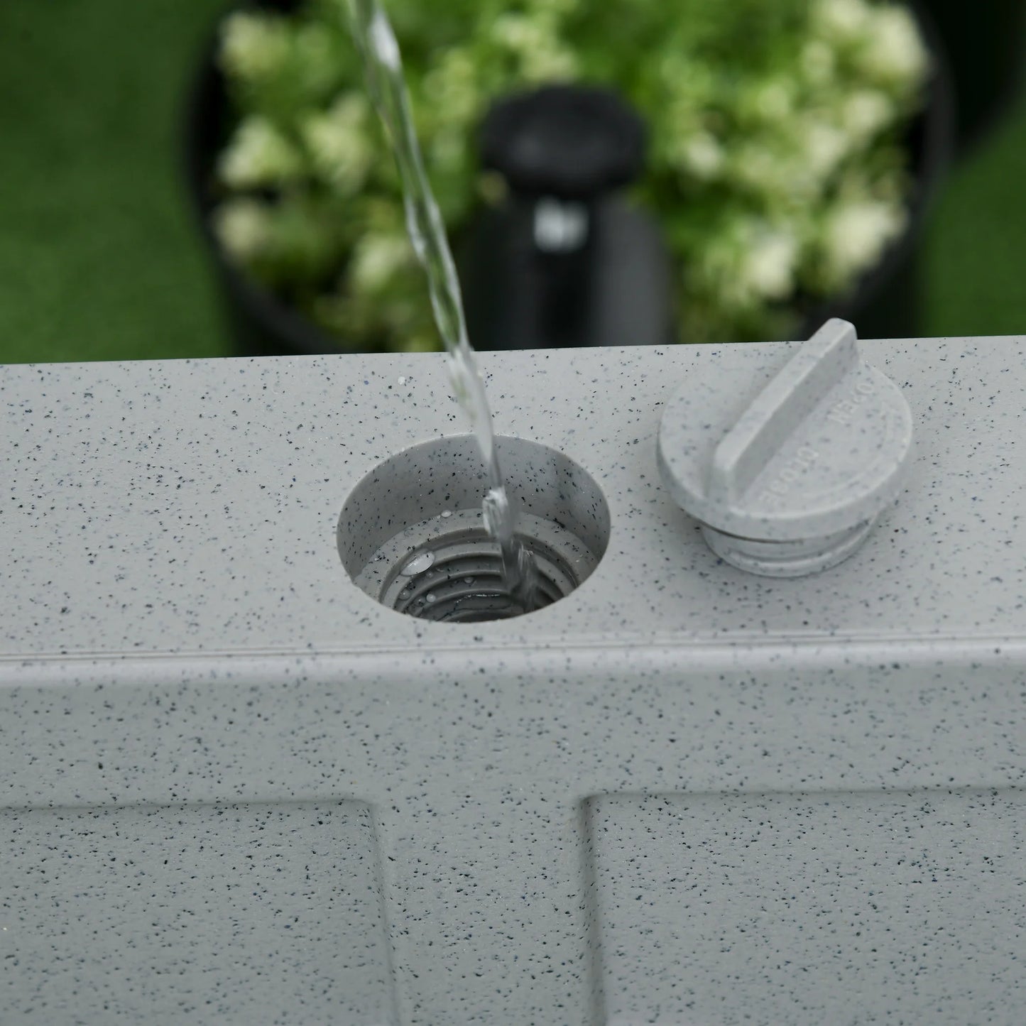 Patio Umbrella Base With Wheels Water Or Sand Fill