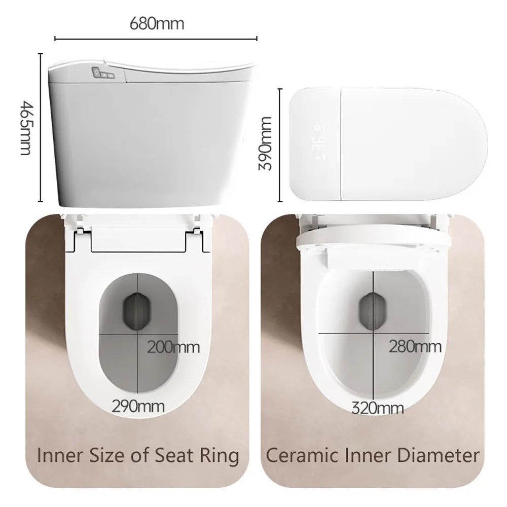 SANYIPACE Japanese Style Smart Toilet With Bidet For Home