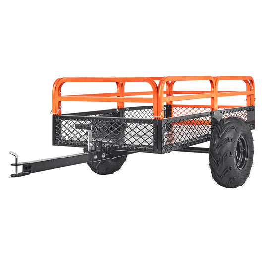 Heavy Duty Steel ATV Dump Trailer Removable Sides