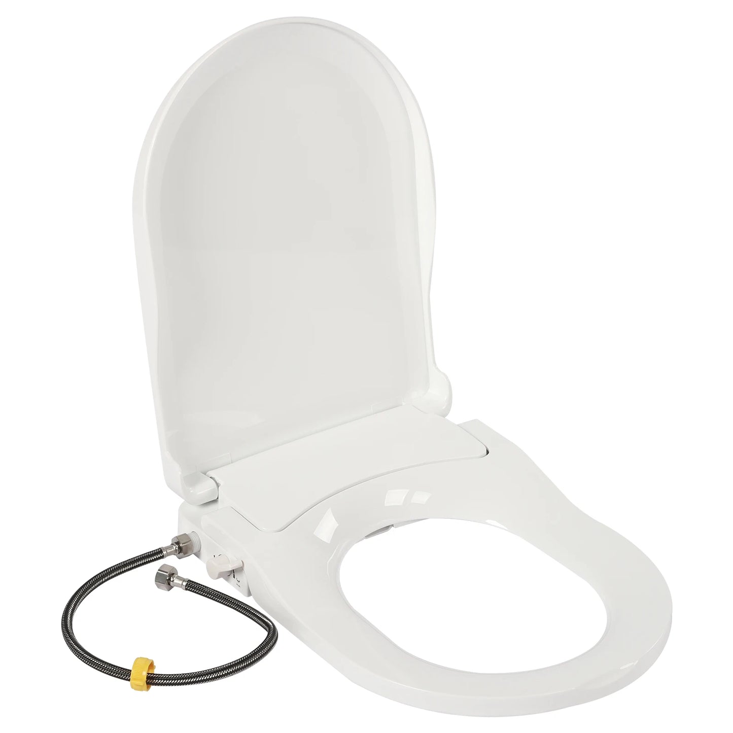 Non Electric Dual Nozzle Bidet Seat For Elongated Toilets