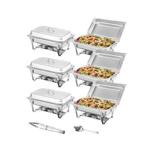 SucceBuy Commercial Chafing Dish Buffet Catering Food Warmer Set