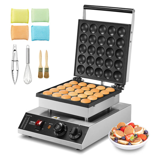 VEVOR 25-Plate Electric Mini Dutch Pancake Maker