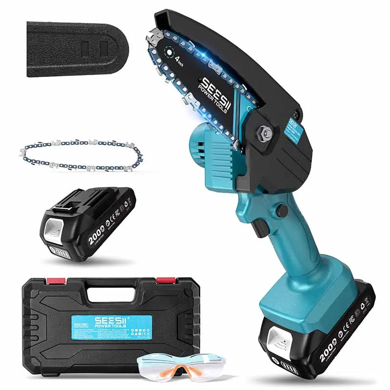Seesii Cordless Mini Chainsaw For Garden And Home Use