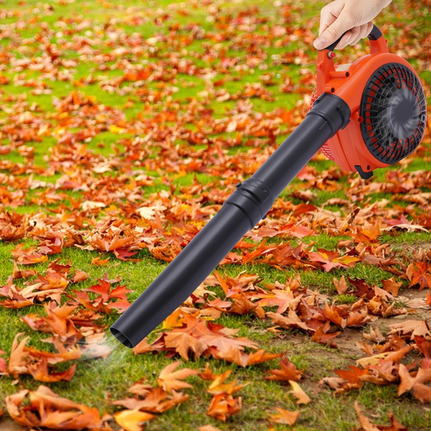 Gas Leaf Blower 25.4cc 2 Stroke Handheld Yard Cleanup Tool