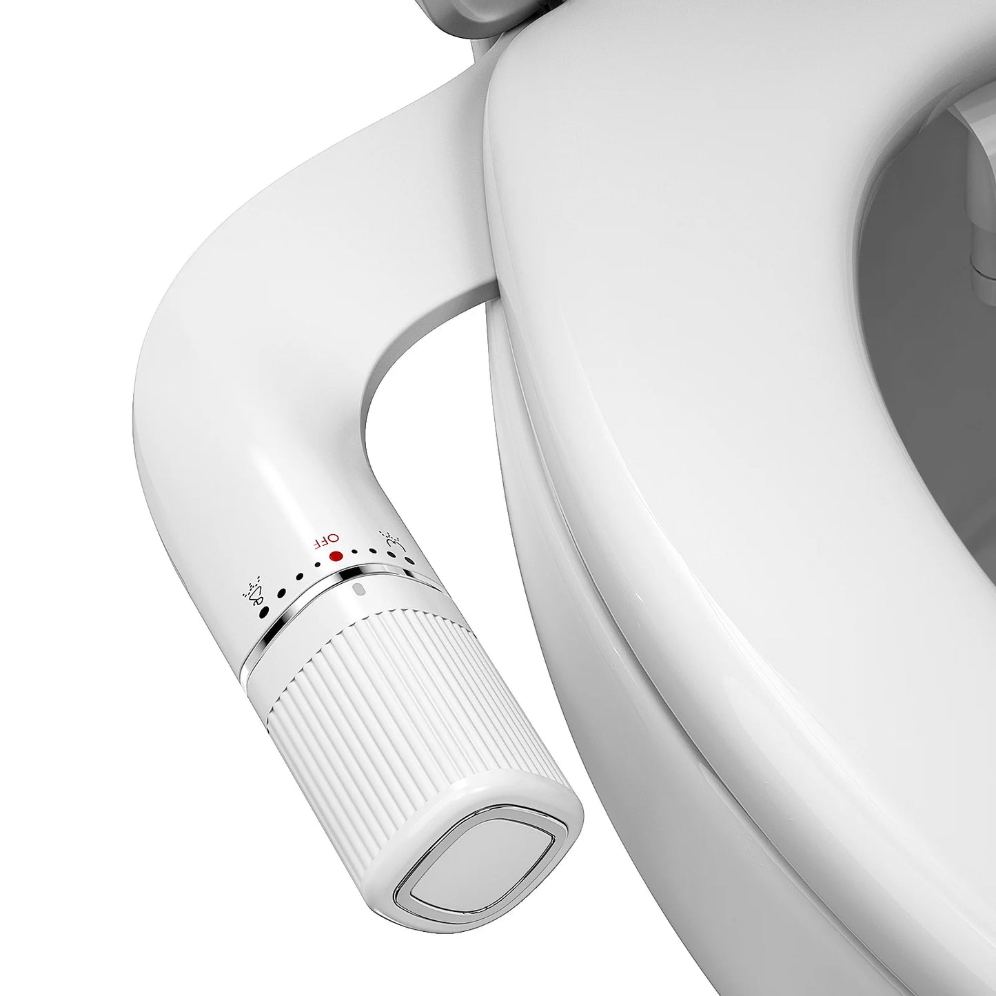 SAMODRA Bidet Non-Electric Toilet Attachment With Dual Nozzles Brass Inlet