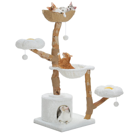 PAWZ Road Cat Tree Tower With Sisal Scratching Post Bed