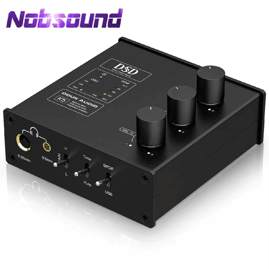 Douk Audio K5 Mini USB DAC Optical Headphone Amplifier DSD256