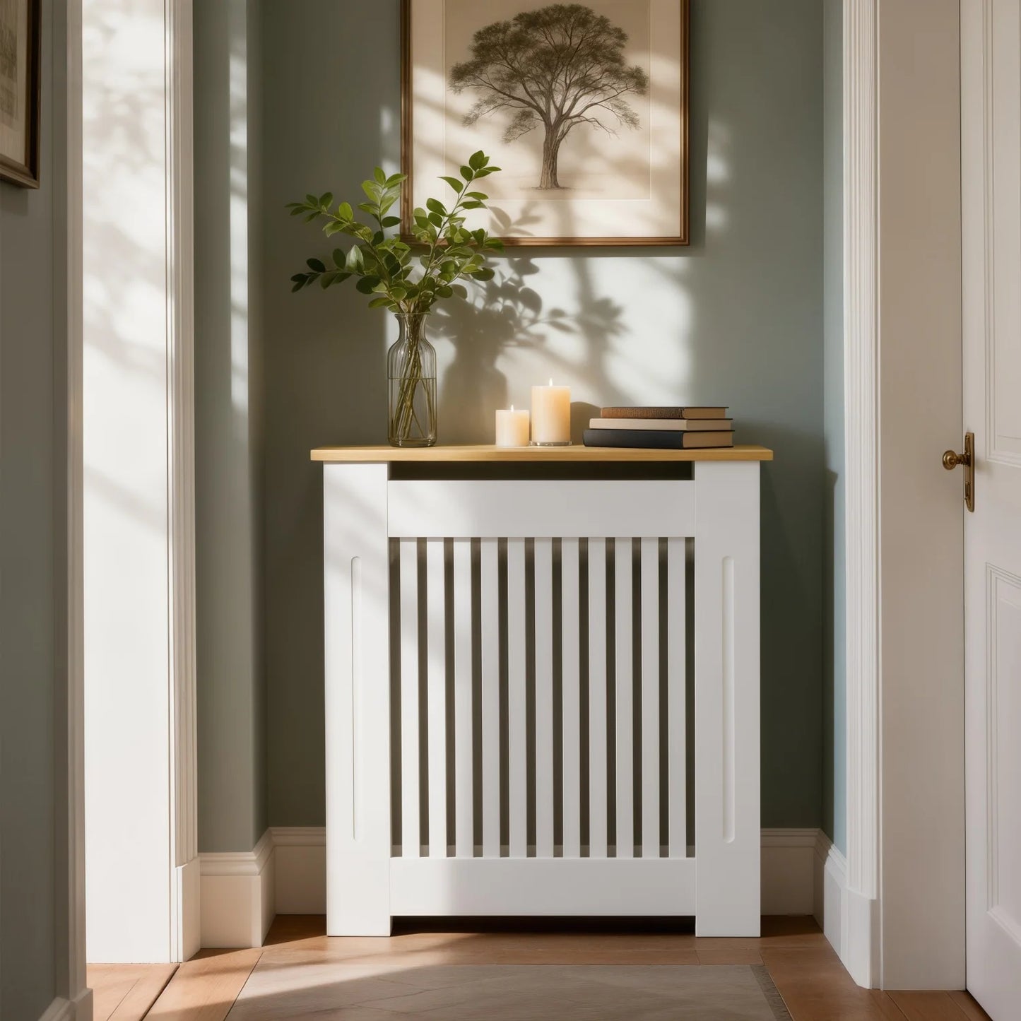 Radiator Cover Guard For Home Living Room MDF Wood Grain