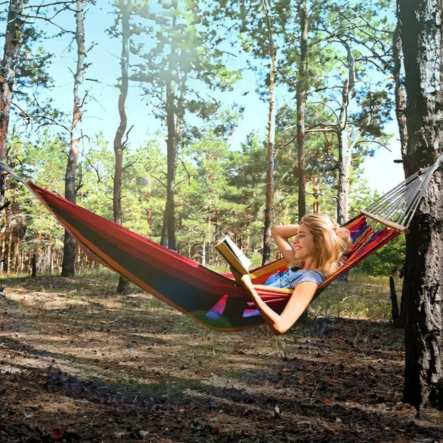 Gyroor Adjustable Stand Hammock 600lb Capacity Outdoor Relaxation
