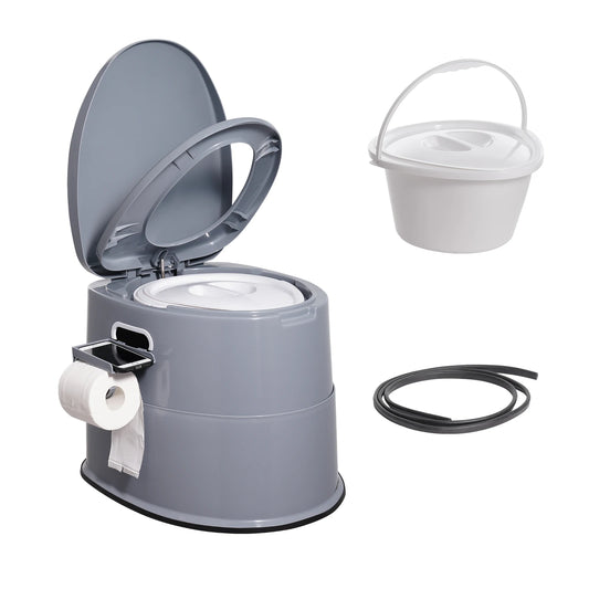 SucceBuy Portable Gravity Toilet For Outdoor Camping Travel