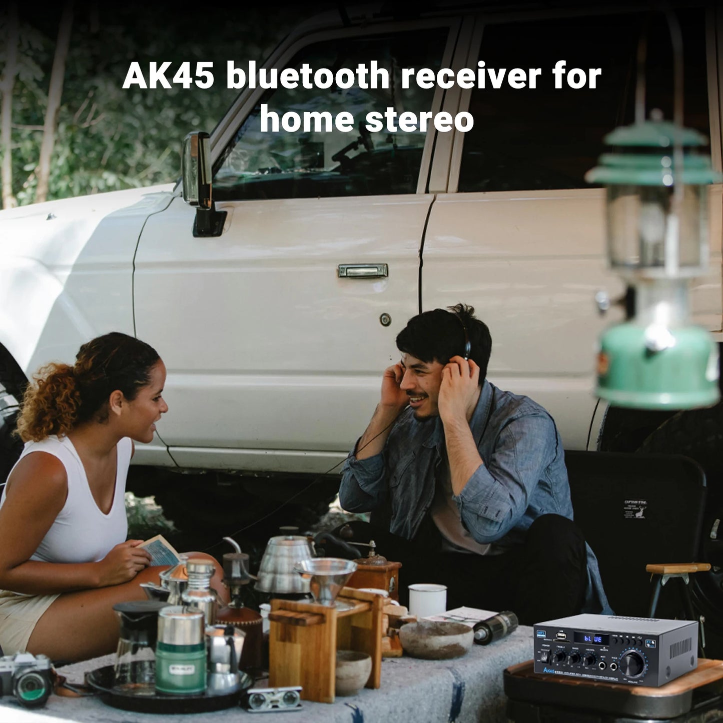 Neohipo Ak45 Stereo Amplifier With Bluetooth Usb Sd Playback