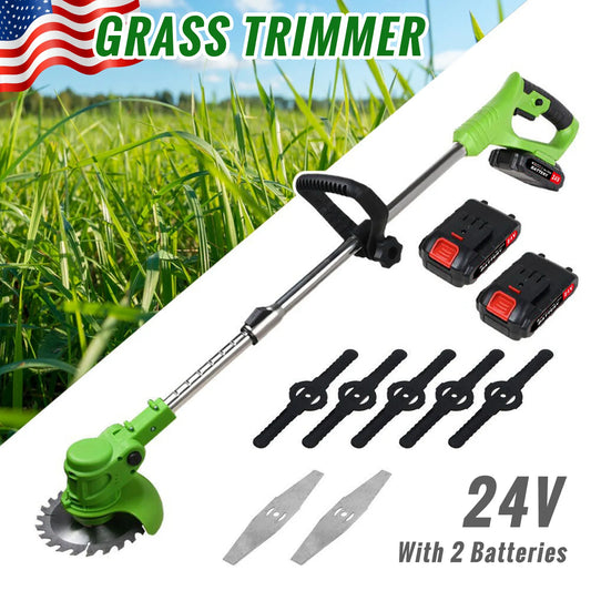 Cordless 2in1 Weed Trimmer And Grass Cutter Brushless Motor