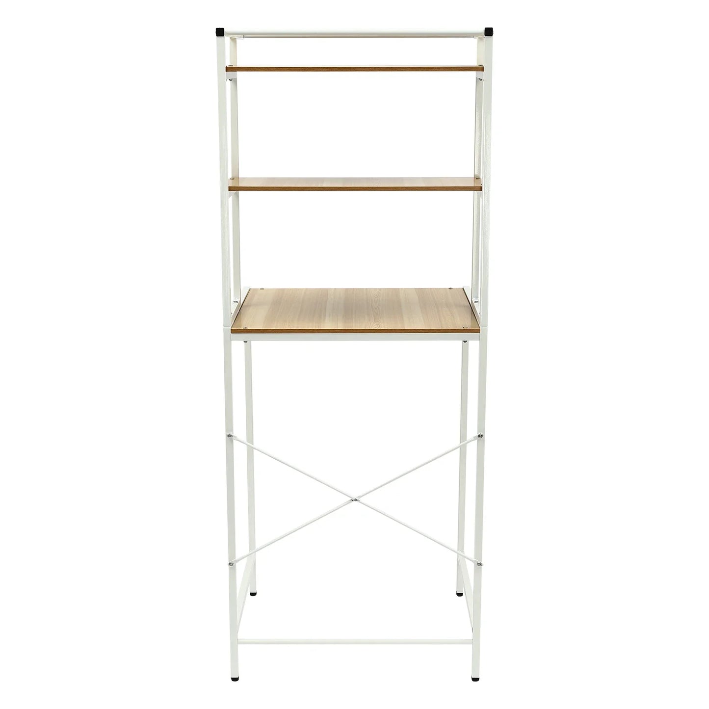 Three Tier Washer And Dryer Storage Shelf Space Saving Unit