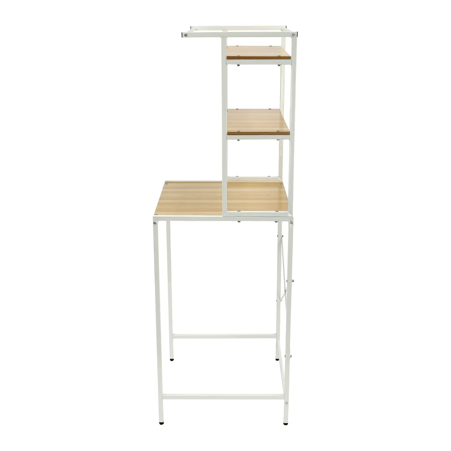 Three Tier Washer And Dryer Storage Shelf Space Saving Unit