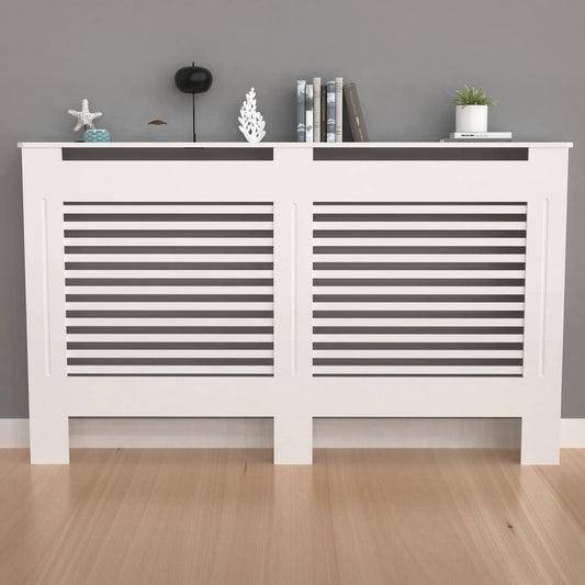 Modern Wooden Radiator Cover Cabinet With Ventilation Grill Shelf