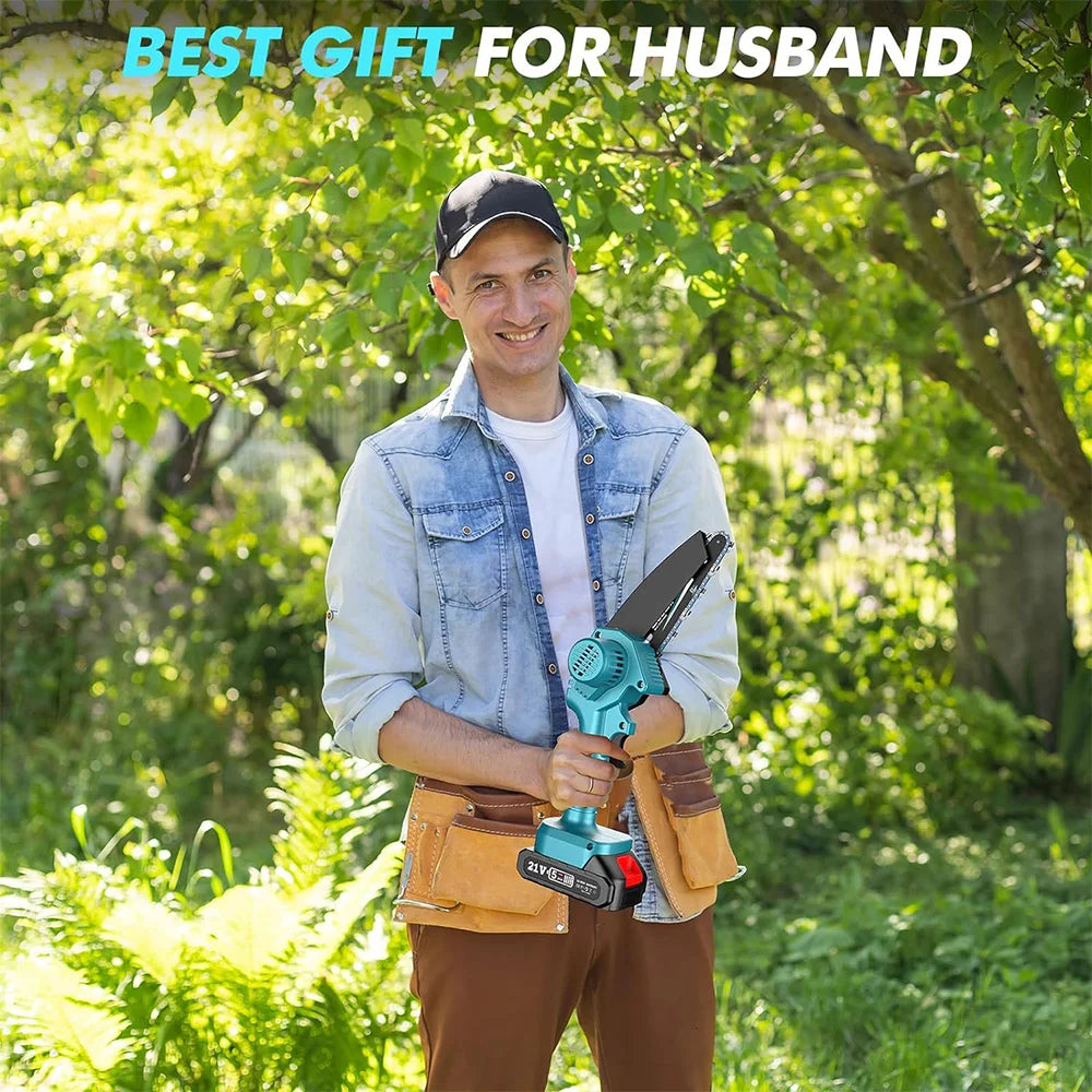 Seesii Cordless Mini Chainsaw For Garden And Home Use