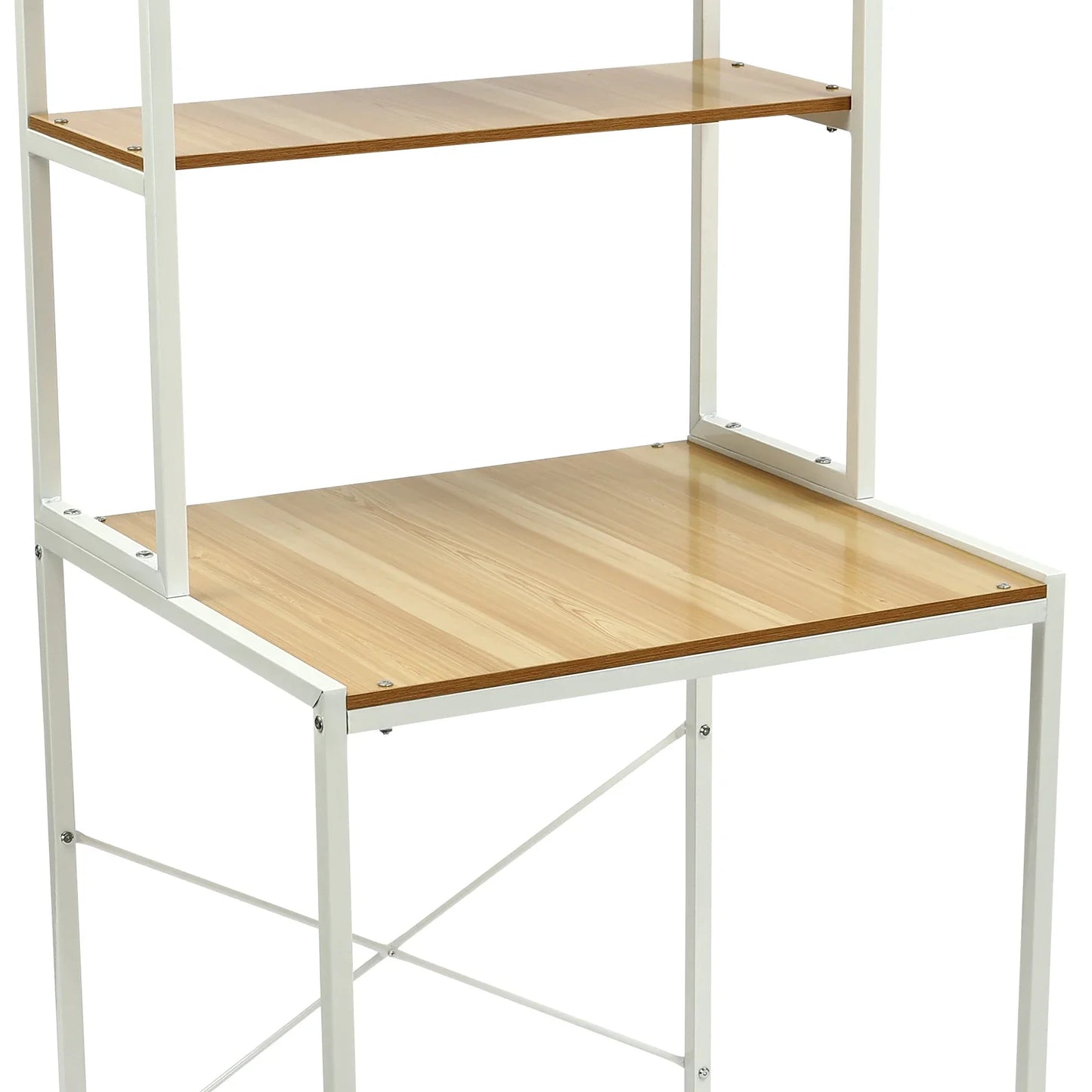 Three Tier Washer And Dryer Storage Shelf Space Saving Unit