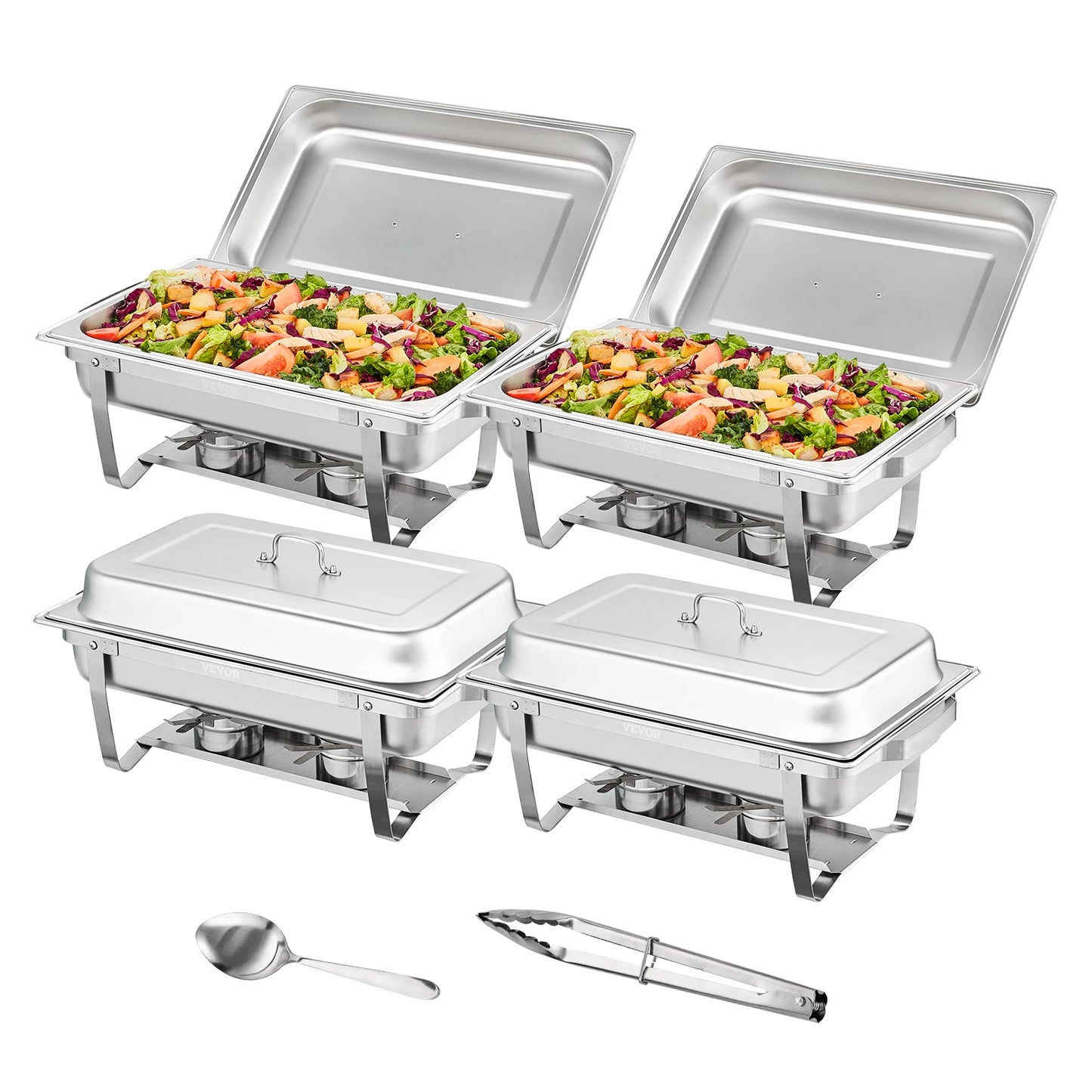 SucceBuy Commercial Chafing Dish Buffet Catering Food Warmer Set