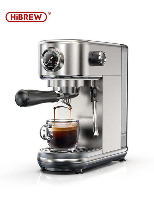 HiBREW Semi Automatic Espresso Coffee Maker Temperature Control