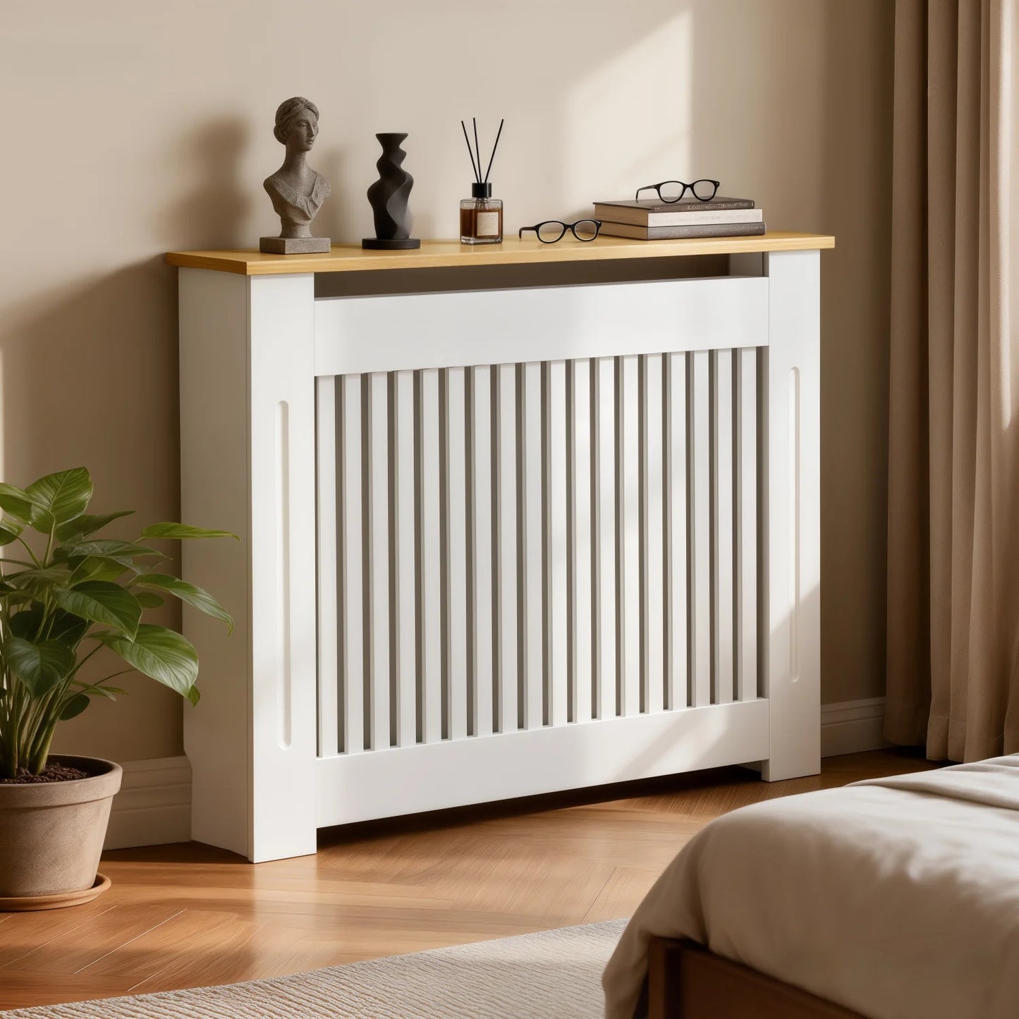 Radiator Cover Guard For Home Living Room MDF Wood Grain
