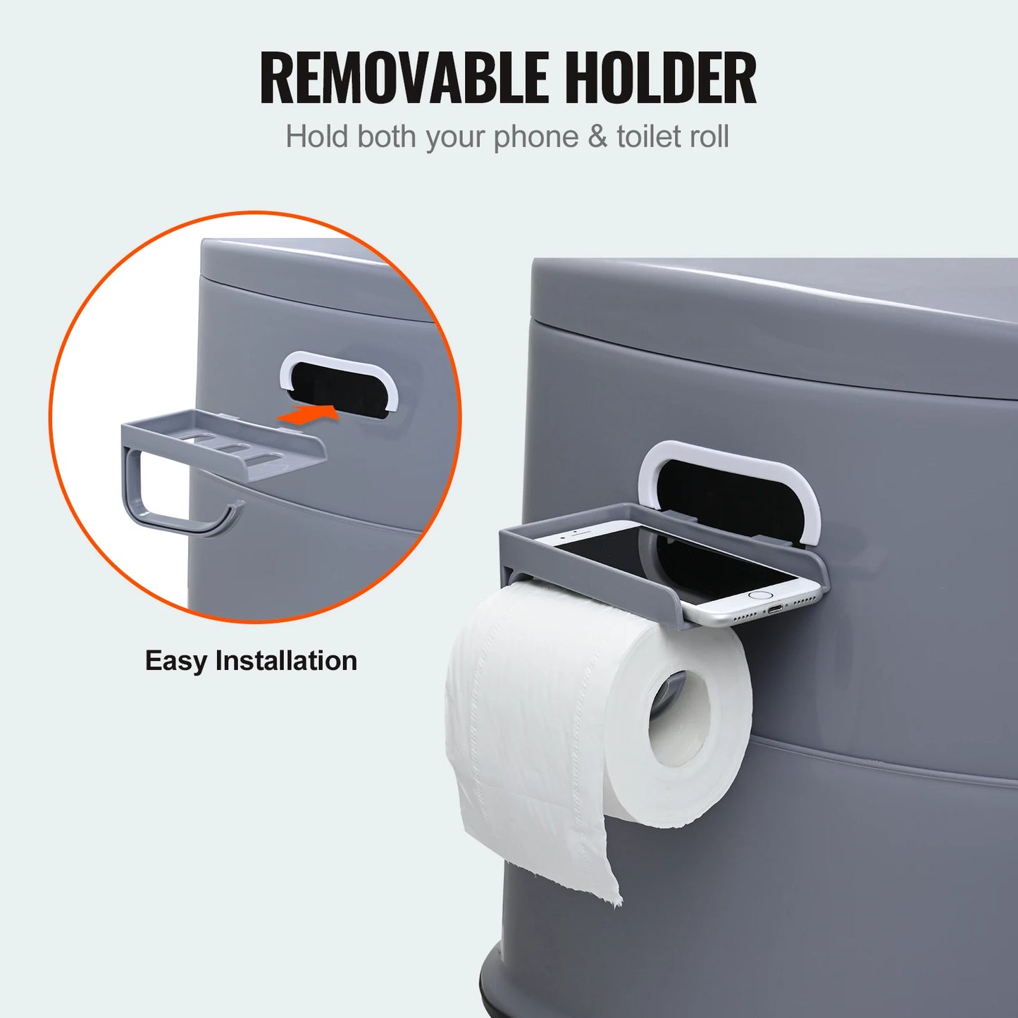 SucceBuy Portable Gravity Toilet For Outdoor Camping Travel