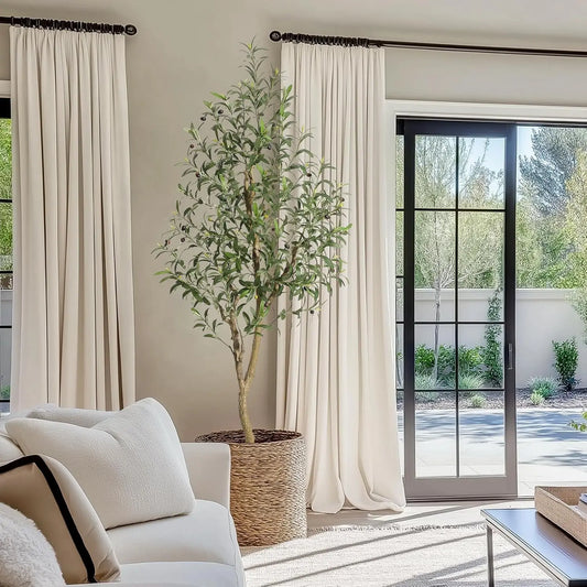 HiMiss Premium Artificial Olive Tree For Home Decor