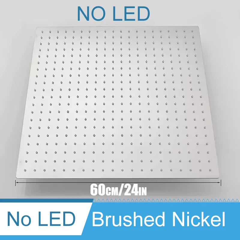 Shinesia LED Bathroom Shower System Ceiling Mounted Rainfall
